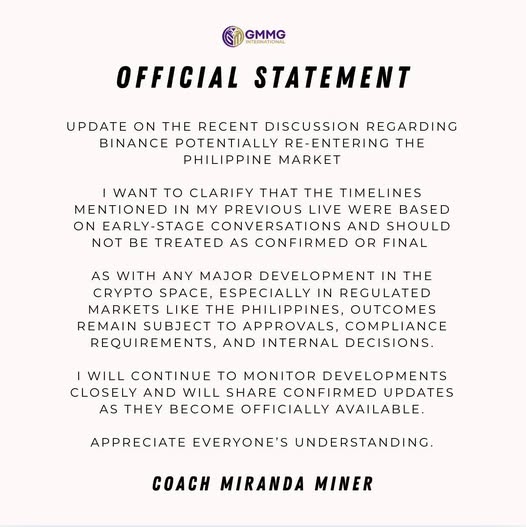 Binance Miranda Miner