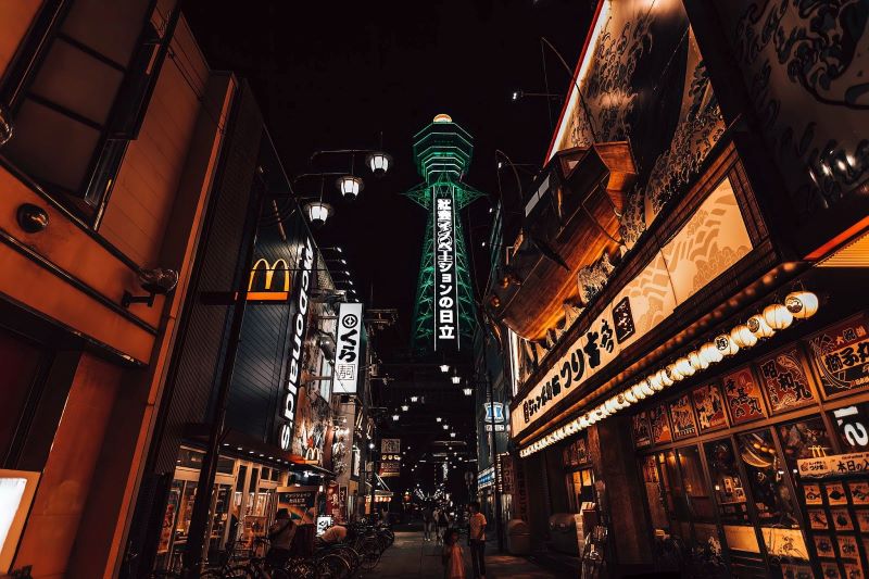 Shinsekai in Osaka