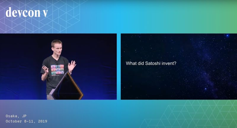 Vitalik Buterin at Devcon