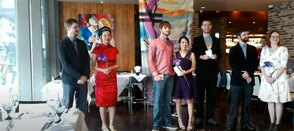 Three couples got married on the blockchain